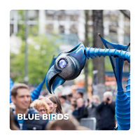 Straattheater Spectaculair: Blue Birds