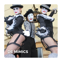 Mobiel Straattheater: Steltenlopers de Mimics