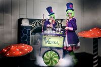 Straattheater : Willy Wonka Wagen